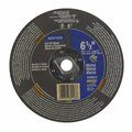 Norton Co CIRCULAR SAW BLADES, Type 1 -Reinforced - Metal - Aluminum Oxide, 6-1/2 x 1/8 x DM, Max RPM: 9405 076607-89098